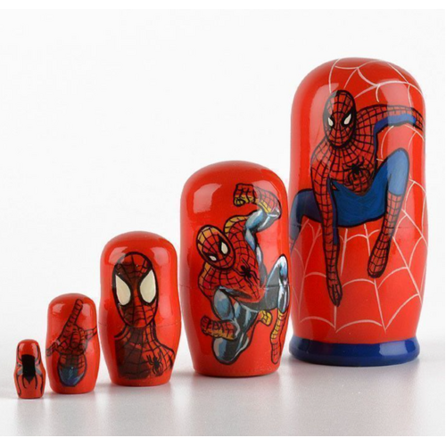 Spiderman nesting dolls deals