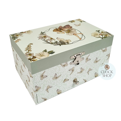 Flower Fairy & Butterflies Musical Jewellery Box (Mozart- The Magic Flute) image