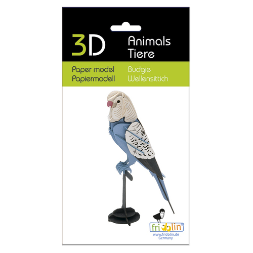 3D Paper Model- Budgie image
