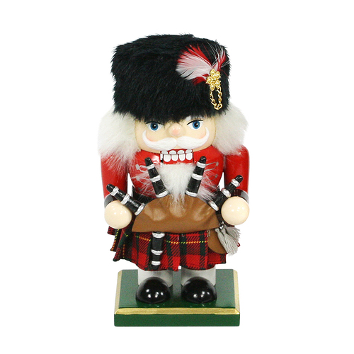 18cm Scotsman Nutcracker With White Hair image