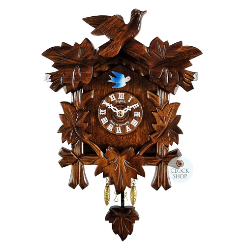 5 Leaf & Bird Battery Carved Kuckulino 20cm By ENGSTLER image
