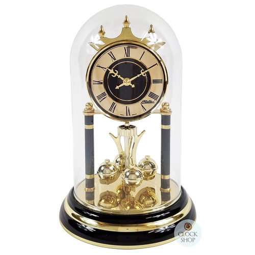 Black & Brass Anniversary Clock By HALLER image
