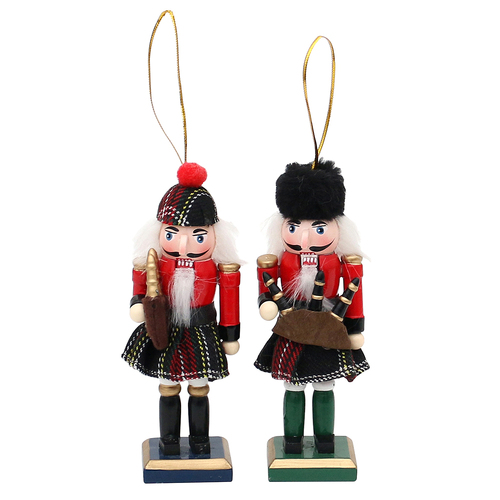 Scotsman Nutcracker Hanging Decoration- Assorted Designs image