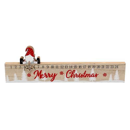 30cm Sliding Santa Advent Calendar