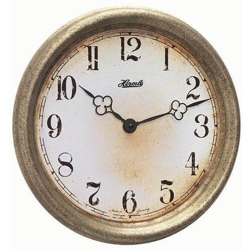 30cm Antique Brass Wall Clock By HERMLE