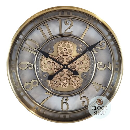 50cm Norris Bronze Moving Gear Clock By COUNTRYFIELD image