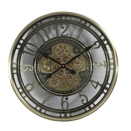 50cm Norris Bronze Moving Gear Clock By COUNTRYFIELD