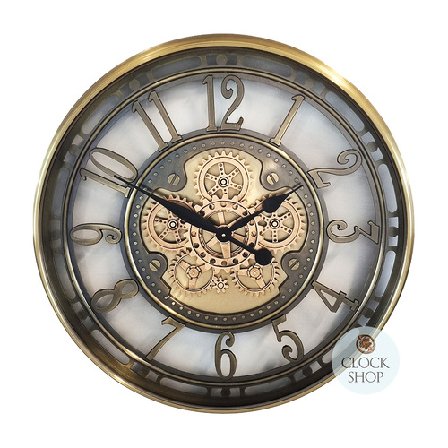 70cm Norris Bronze Moving Gear Clock By COUNTRYFIELD image