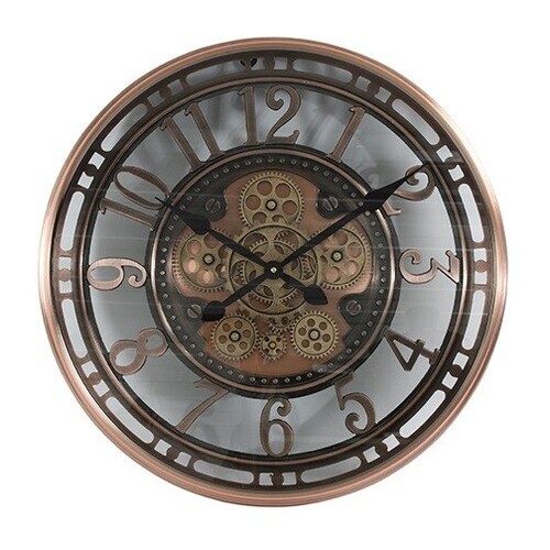 50cm Norris Copper Moving Gear Clock By COUNTRYFIELD