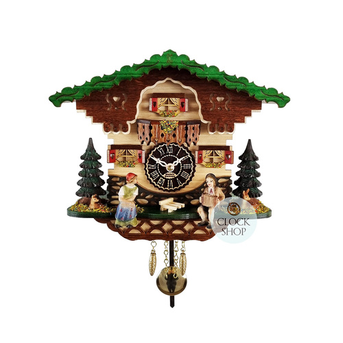 Accordion Player Battery Chalet Kuckulino 21cm By TRENKLE image