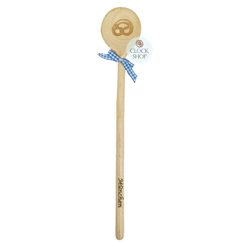 Wooden Spoon With Pretzel image