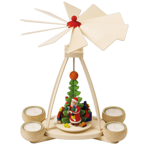 28cm Santa Claus Christmas Pyramid By Graupner image