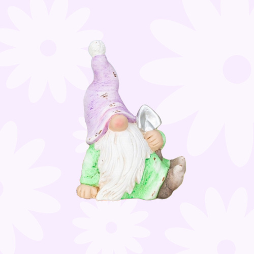 Herb Mossbottom | 15.5cm Garden Gnome With Spade