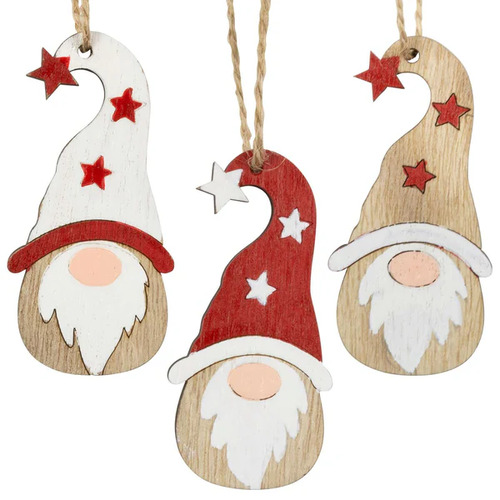 8cm Gnome Hanging Decoration- Assorted Designs image