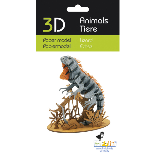 3D Paper Model- Lizard image