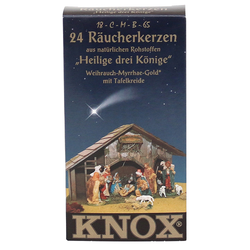 Incense Cones- Holy Three Kings- Frankincense Myrrh & Gold (Box of 24) image