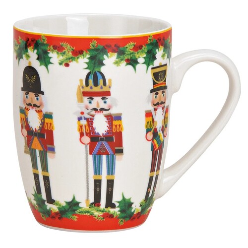 12cm Christmas Nutcracker Porcelain Mug image
