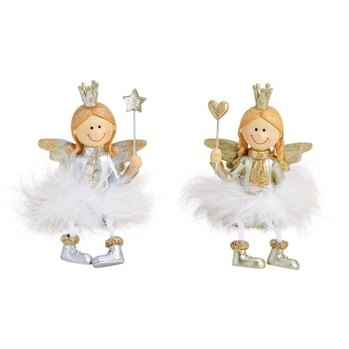 14cm Sitting Christmas Angel- Assorted Designs image