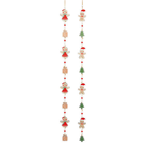 105cm Gingerbread Hanging Decoration- Assorted Designs image