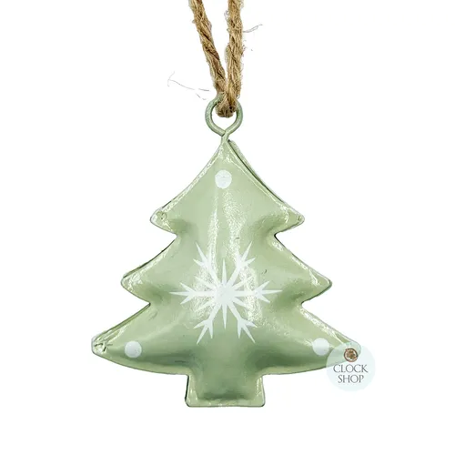 5cm Metal Christmas Tree Hanging Decoration image
