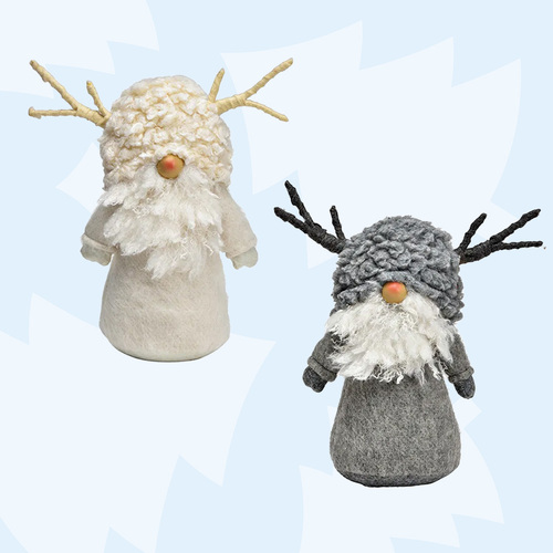 25cm Winter Reindeer Gnome - Assorted Colours image