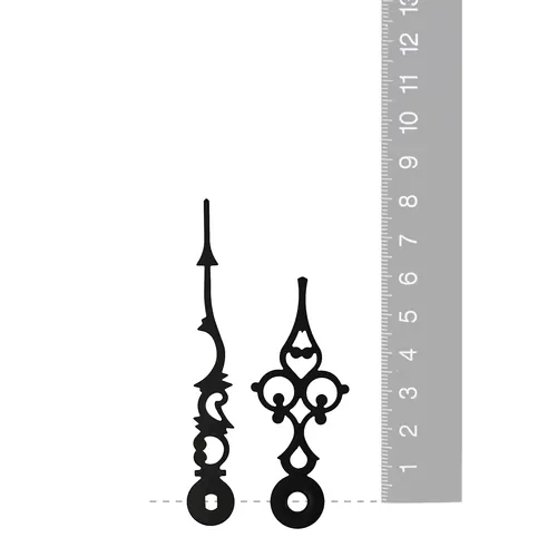 Black Serpentine Euroshaft Quartz Hands (80mm & 60mm) image