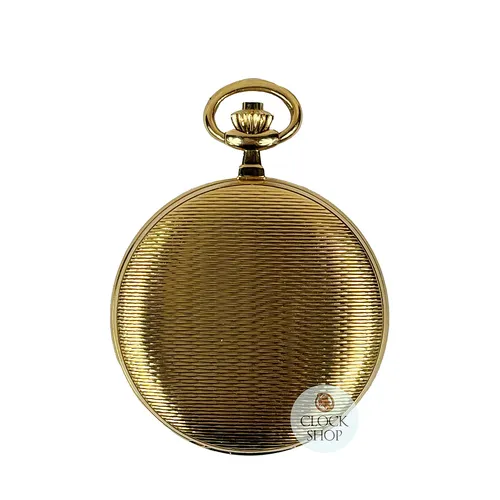41mm Gold Unisex Pocket Watch With Weave Etch By CLASSIQUE (Arabic) image