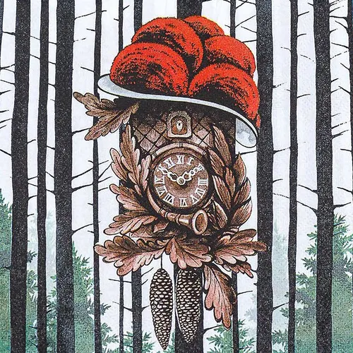 Serviette Pack (Black Forest Cuckoo Clock) image