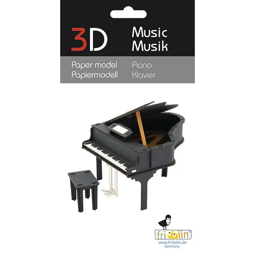 3D Paper Model- Piano image