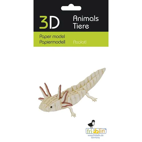 3D Paper Model - Axolotl image