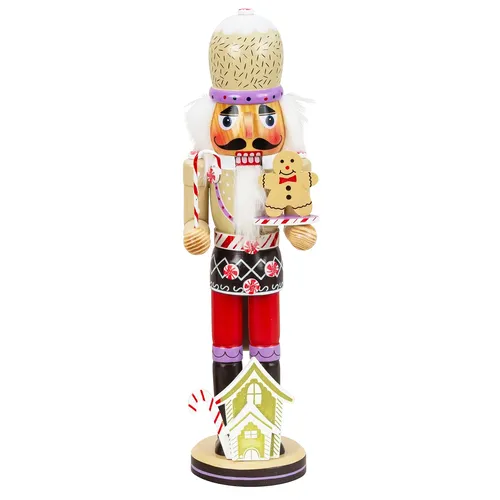 36cm Christmas Nutcracker With Beige Jacket image