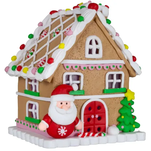 14cm Gingerbread LED Christmas House image