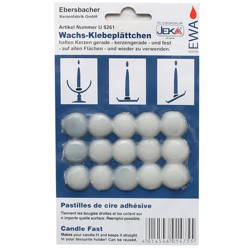 Wax Adhesive Tapes For Candles (Set Of 15) image
