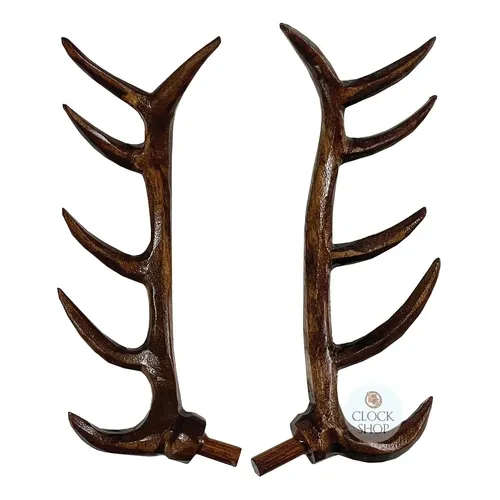 85mm Wooden Cuckoo Clock Antlers To Suit HÖNES Clock (Plain) image