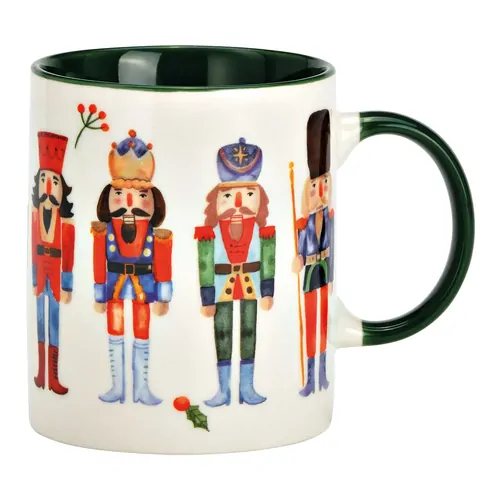 10cm Christmas Nutcracker Porcelain Mug image