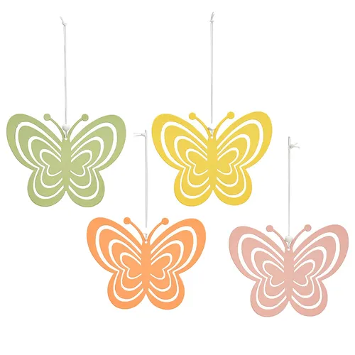 12cm Metal Butterfly Hanging Decoration- Assorted Designs image