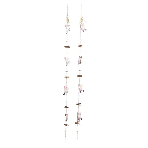 120cm Wooden Gnome Hanging Decoration- Assorted Designs image
