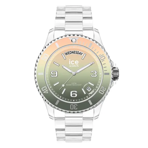 40mm Clear Sunset Yoga Clear & Silver Womens Watch By ICE-WATCH image
