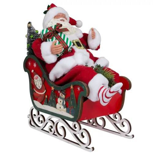 28cm Santa Claus In sleigh image