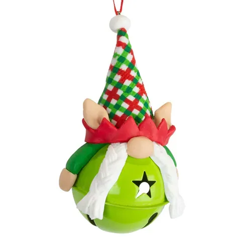 10cm Bell Gnome | Green