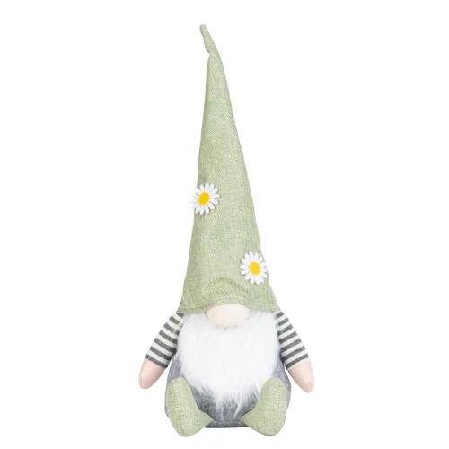 Florian Sundrop | 44cm Gnome With Light Green Daisy Hat