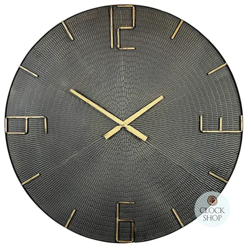 60cm Winton Black Wall Clock By COUNTRYFIELD image