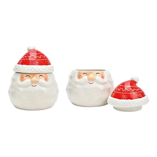 16cm Ceramic Santa Claus Jar image