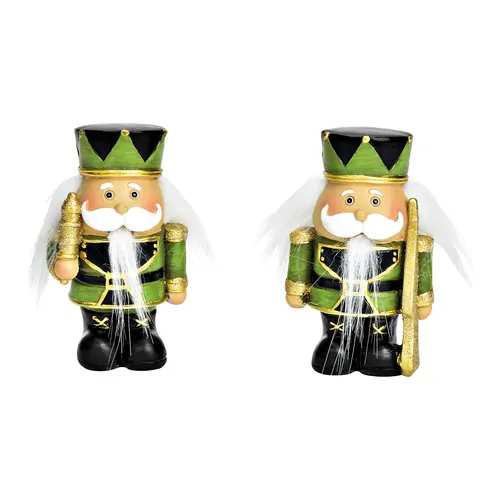 10cm Mini Green Nutcracker- Assorted Designs image