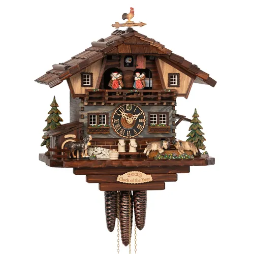 Clock Of The Year 2025 1 Day Mechanical Chalet Cuckoo Clock By HÖNES image