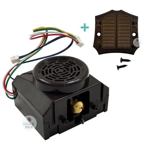 Customisable TRENKLE Quartz Cuckoo Clock Bird Motor Kit & Door image