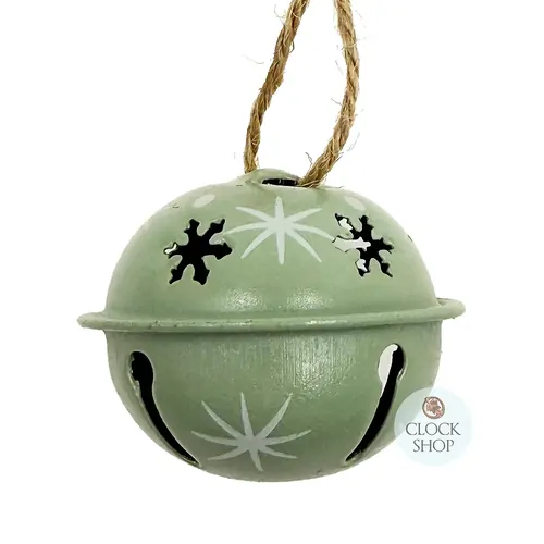 4cm Green Christmas Bell image