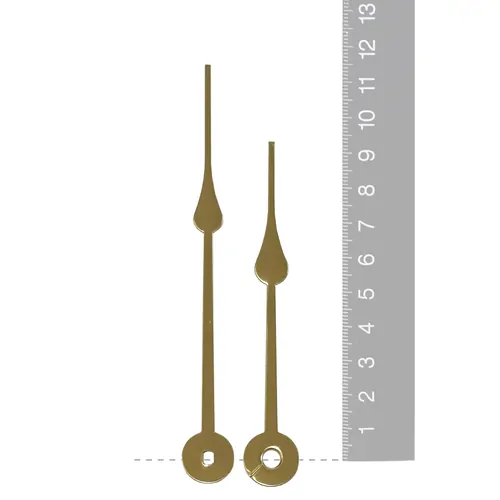 Gold Spade Euroshaft Quartz Hands (115mm & 93mm) image