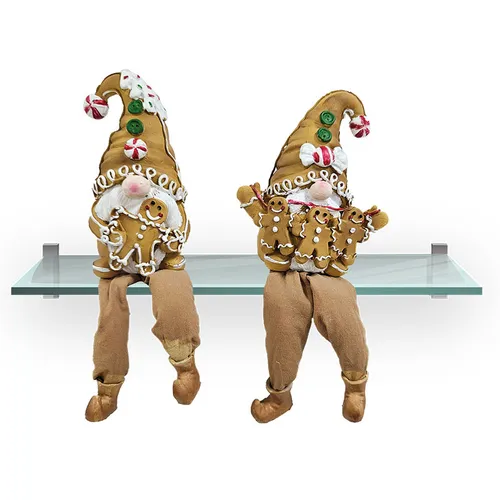 10.5cm Gnome Shelf Sitter With 1 Gingerbread