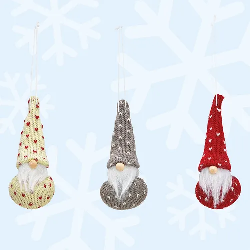 10cm Hanging Felt Gnome- Assorted Designs image